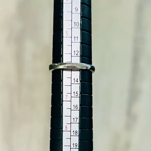 Sterling Silver Double Row Marcasite Band Ring, Size 6 - Picture 13 of 14